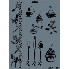 Rich N-149 Yeni Seri XL 35x25 cm Stencil