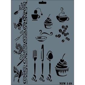 Rich N-149 Yeni Seri XL 35x25 cm Stencil