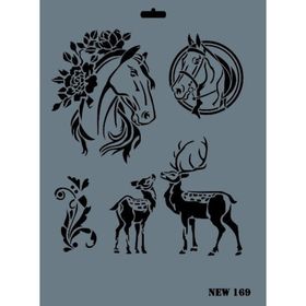 Rich N-169 Yeni Seri XL 35x25 cm Stencil