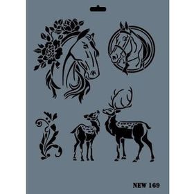 Rich N-169 Yeni Seri XL 35x25 cm Stencil