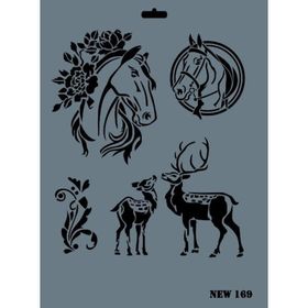 Rich N-169 Yeni Seri XL 35x25 cm Stencil