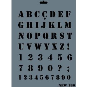 Rich N-180 Yeni Seri XL 35x25 cm Stencil