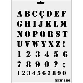 Rich N-180 Yeni Seri XL 35x25 cm Stencil