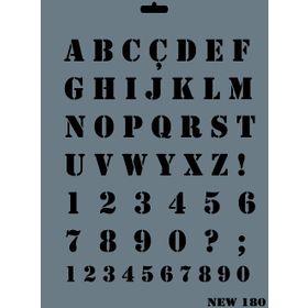 Rich N-180 Yeni Seri XL 35x25 cm Stencil