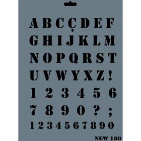 Rich N-180 Yeni Seri XL 35x25 cm Stencil