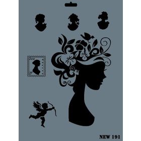 Rich N-191 Yeni Seri XL 35x25 cm Stencil