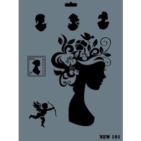 Rich N-191 Yeni Seri XL 35x25 cm Stencil