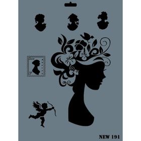 Rich N-191 Yeni Seri XL 35x25 cm Stencil