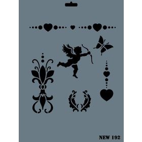 Rich N-192 Yeni Seri XL 35x25 cm Stencil