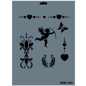 Rich N-192 Yeni Seri XL 35x25 cm Stencil