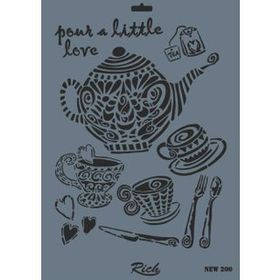 Rich N-200 Yeni Seri XL 35x25 cm Stencil
