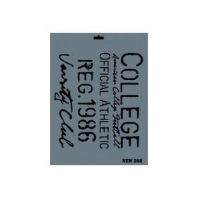 Rich N-208 Yeni Seri XL 35x25 cm Stencil