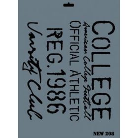 Rich N-208 Yeni Seri XL 35x25 cm Stencil