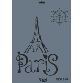 Rich N-209 Yeni Seri XL 35x25 cm Stencil