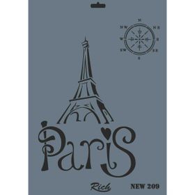 Rich N-209 Yeni Seri XL 35x25 cm Stencil