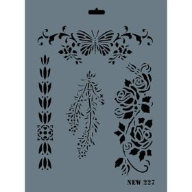 Rich N-227 Yeni Seri XL 35x25 cm Stencil