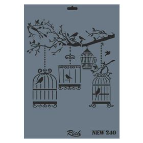 Rich N-240 Yeni Seri XL 35x25 cm Stencil