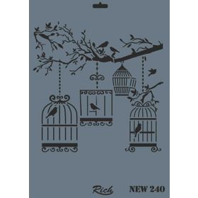 Rich N-240 Yeni Seri XL 35x25 cm Stencil