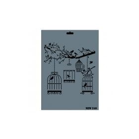 Rich N-240 Yeni Seri XL 35x25 cm Stencil