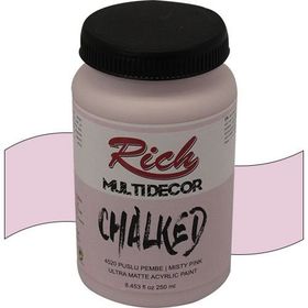 Rich N 4520 Multi Decor Chalked Puslu Pembe 250 ml Akrilik Boya