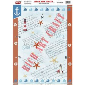 Rich N-8138 Pirinç A3 Dekupaj Kağıdı