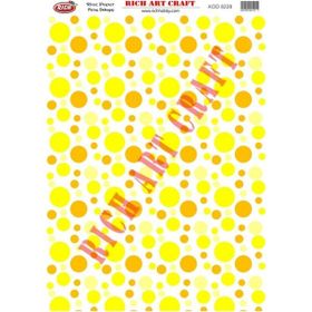 Rich N-8228 Pirinç A3 Dekupaj Kağıdı