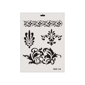 Rich New-118 Desen Stencil 25x35 cm Şablon