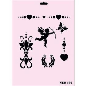 Rich NEW-192 Stencil 25x35 cm Boyama Şablonu