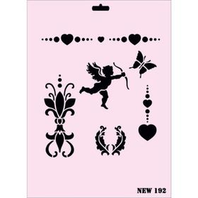 Rich NEW-192 Stencil 25x35 cm Boyama Şablonu
