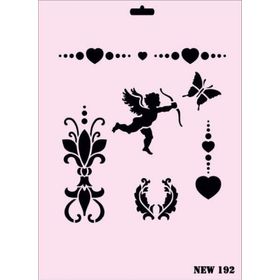 Rich NEW-192 Stencil 25x35 cm Boyama Şablonu