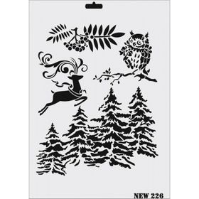 Rich NEW-226 Stencil 25x35 cm Boyama Şablonu
