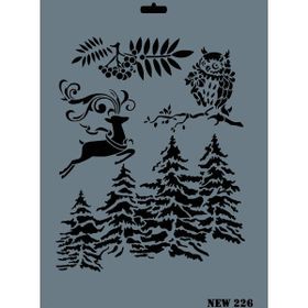 Rich NEW-226 Stencil 25x35 cm Boyama Şablonu