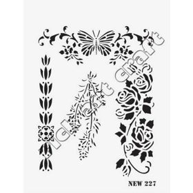 Rich NEW-227 Stencil 25x35 cm Boyama Şablonu
