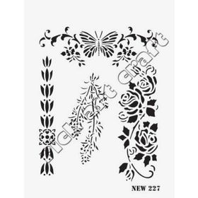 Rich NEW-227 Stencil 25x35 cm Boyama Şablonu