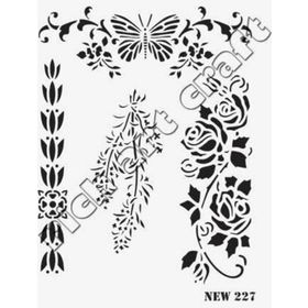 Rich NEW-227 Stencil 25x35 cm Boyama Şablonu