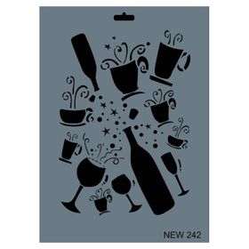 Rich NEW-242 Stencil 25x35 cm Boyama Şablonu