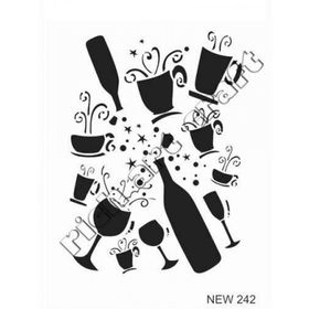 Rich NEW-242 Stencil 25x35 cm Boyama Şablonu