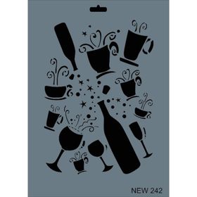 Rich NEW-242 Stencil 25x35 cm Boyama Şablonu