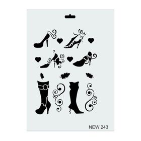 Rich NEW-243 Stencil 25x35 cm Boyama Şablonu