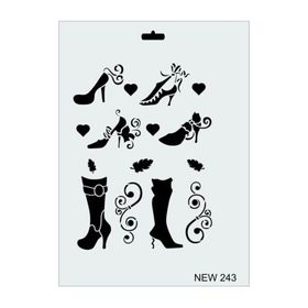 Rich NEW-243 Stencil 25x35 cm Boyama Şablonu