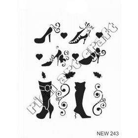 Rich NEW-243 Stencil 25x35 cm Boyama Şablonu