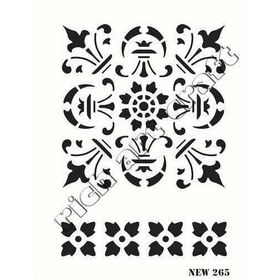 Rich NEW-265 Stencil 25x35 cm Boyama Şablonu