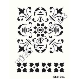 Rich NEW-265 Stencil 25x35 cm Boyama Şablonu