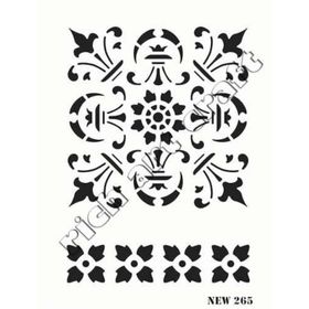 Rich NEW-265 Stencil 25x35 cm Boyama Şablonu