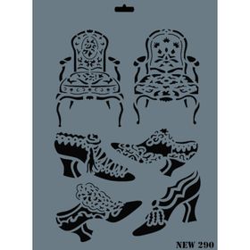 Rich NEW-290 Stencil 25x35 cm Boyama Şablonu