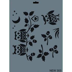 Rich NEW-303 Stencil 25x35 cm Boyama Şablonu
