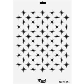 Rich NEW-344 Stencil 25x35 cm Boyama Şablonu