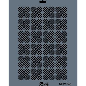 Rich NEW-345 Stencil 25x35 cm Boyama Şablonu