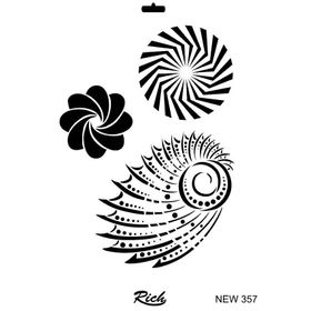 Rich NEW-357 Stencil 25x35 cm Boyama Şablonu