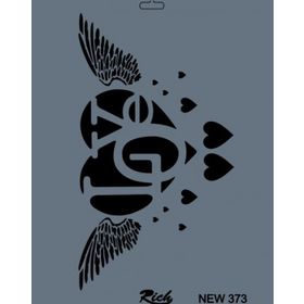 Rich NEW-373 Stencil 25x35 cm Boyama Şablonu